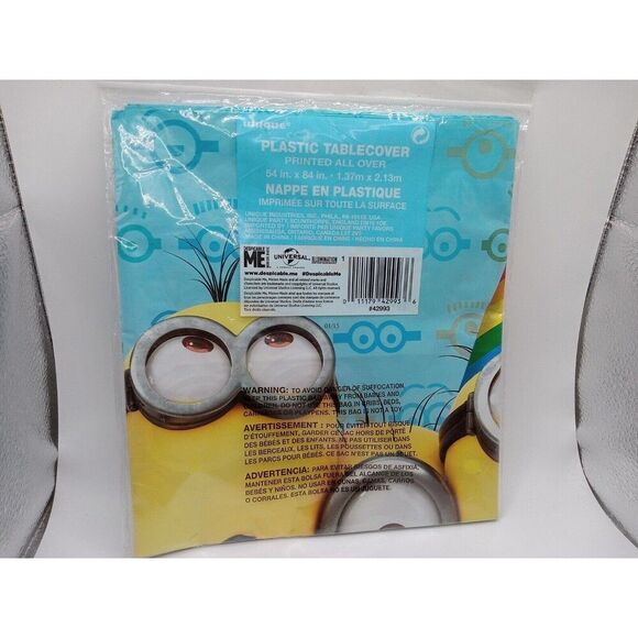 5/$25 Despicable Me Minion Made Table Cover 54”X84” Happy Birthday Party ME! - Picture 1 of 9